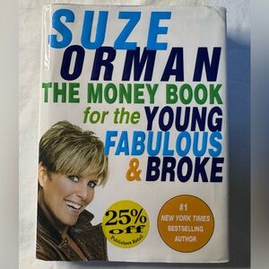 Suze Orman young fabulous and broke hardcover book